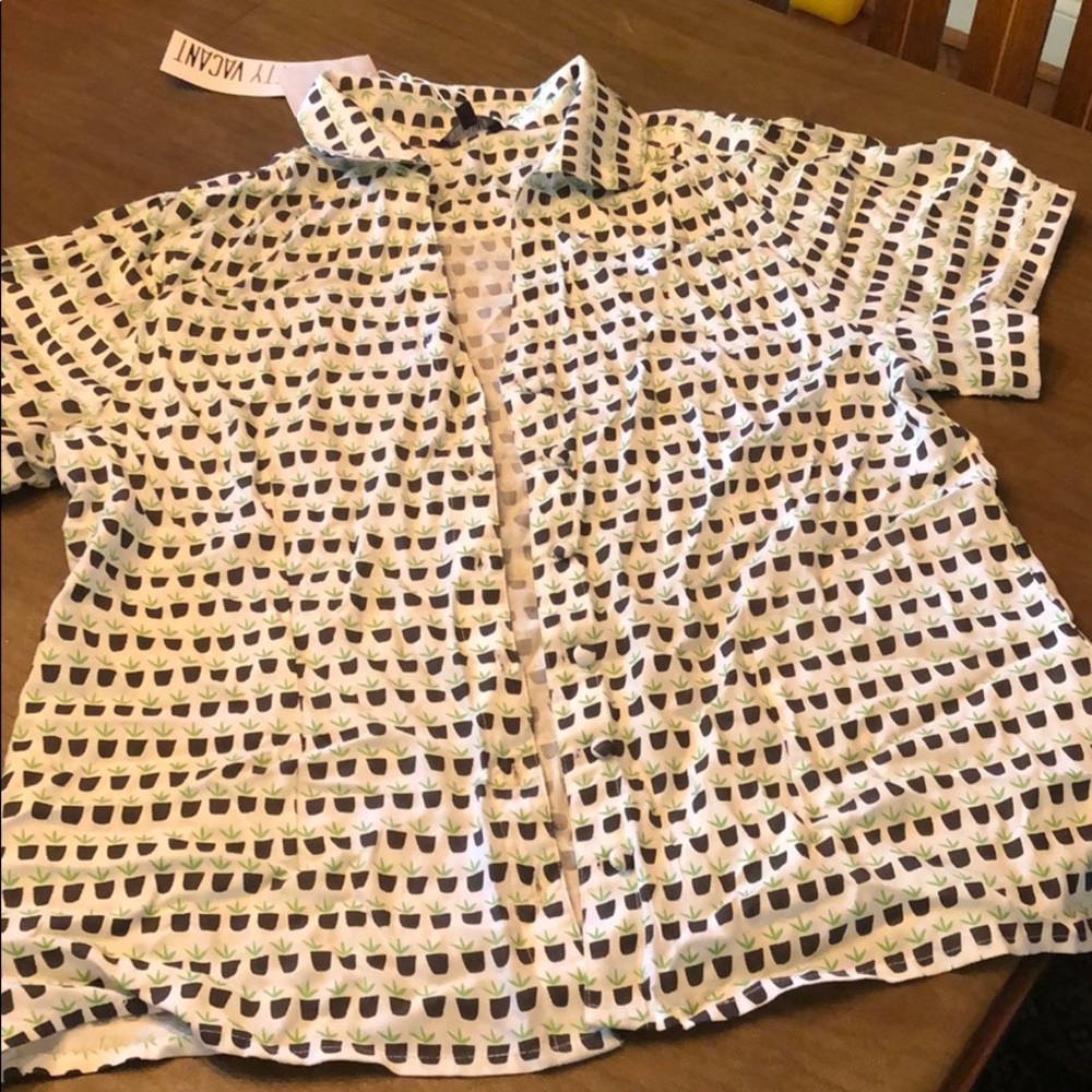 Adorable succulent shirt by Vacant Clothing